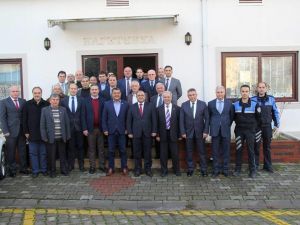 Emniyet Müdürü Çetinkaya muhtarlarla bir araya geldi