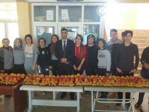 Öğrencilere organik ürünler anlatıldı