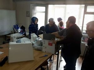 Şaphane Halk Eğitim Merkezi’ne malzeme desteği