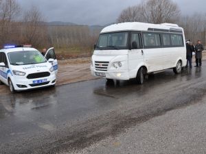 Okul servisi araçları denetlendi