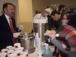 Öğrencilere çorba ikramı