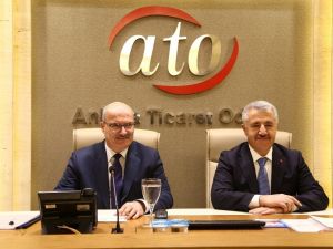 Bakan Arslan’dan ATO’ya ziyaret