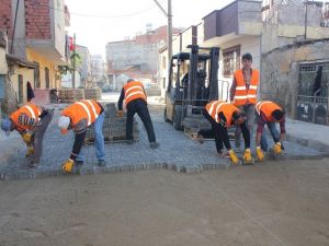 Turgutlu’da geçen yıl 100 bin metrekare parke taşı döşendi