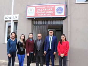 Kaymakam Temurci, KYK Yurdu’nu ziyaret etti