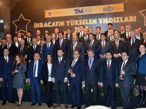 Egeli ihracat şampiyonlarına ödülleri Bakan Zeybekci’den