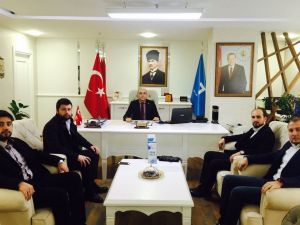 Genç MÜSİAD projelerini İŞKUR Müdürü Aktaş’a anlattı