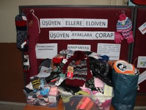 Minik yüreklerden ısıtan kampanya