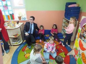 Kaymakam Şahin’den anaokulu öğrencilerine ziyaret