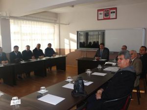Kaymakam Temurci, okul müdürleriyle buluştu