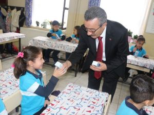 Marmaris’te Okul Sütü dağıtımı yapıldı