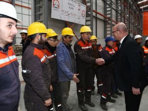 ATO Başkanı Baran, ilk yerli tünel açma makinesini inceledi