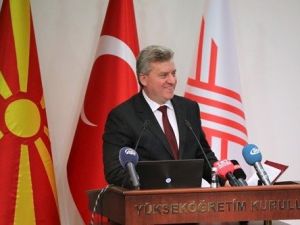 Makedonya Cumhurbaşkanı Ivanov’dan YÖK’e ziyaret