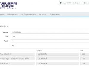Yunusemre’de imar arşivi web sitesine eklendi