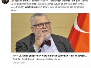 Profesör Celal Şengör’e sosyal medyadan büyük tepki yağdı