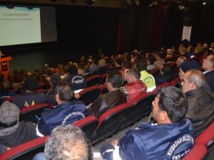 Kuşadası’nda belediye personeline ’İş Sağlığı ve Güvenliği’ eğitimi