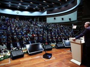 Cumhurbaşkanı Erdoğan: “Allah’ın Kuran-ı Kerim’de bize açıkça ifade ettiği hükümler asla değişmemiştir, değişmeyecektir”