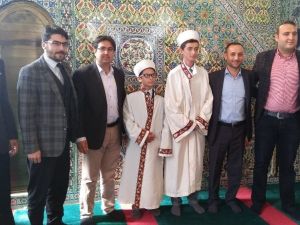 Güzel hutbe okuma yarışmasında hünerlerini gösterdiler