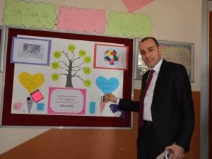 Selendi İmam-Hatip Lisesinde ’Askıda kalem, silgi’ projesi