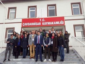 Avrupa’dan gelen 40 öğrenci Aizonai Antik Kenti’ne hayran kaldı