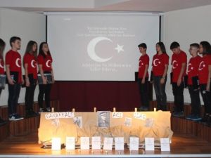 Öğrencilerden duygulandıran gösteri