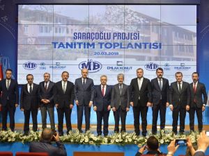 Saraçoğlu Projesi için 3 bakan bir arada