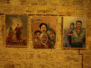 Kuşadası’nda “ Barış’a Doğru “ resim sergisi açıldı