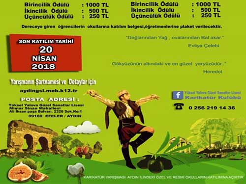 Aydın’ın değerleri karikatürle anlatılacak!