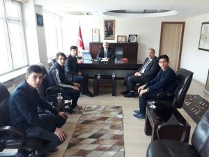 Kaymakam Güven, öğrenci meclis başkanını ağırladı