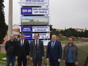 Soma’da 300 yataklı KYK yurdu yapılıyor