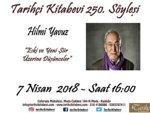 Şair-yazar Hilmi Yavuz Tarihçi Kitabevi’nde