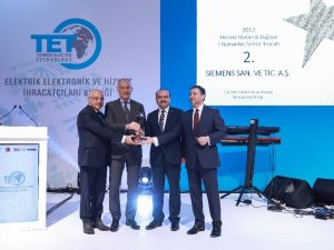 Siemens 2017 yılında en çok ihracat yapan firma oldu
