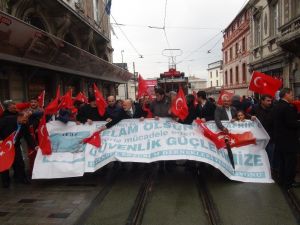 Erzurumlulardan Afrin Harekatına destek yürüyüşü