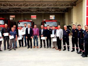 Sarıgöl’de yaz öncesi yangın söndürme kursu