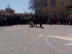 Aslanapa Ortaokulu’nda yangın tatbikatı