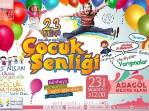Kuşadası Belediyesi’nden 23 Nisan çocuk şenliği