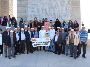 Şehit ailelerine ve gazilere Çanakkale gezisi