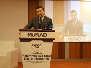 MÜSİAD İzmir Şube Başkanı Ümit Ülkü, ”Hastanelerin adı şifahane olsun”