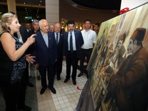 Yenimahalle Belediye Başkanı Yaşar, Hayallere Yolculuk sergisini gezdi