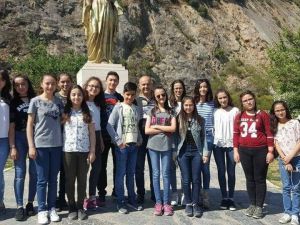 Saphane Şehit Ömer Halisdemir Ortaokulu öğrencileri  Matematik Köyünde