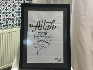 Kursiyerler, eserlerini sergiledi