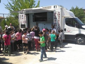 Aydın’da mobil eğitim aracı okulları ziyaret ediyor