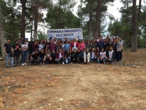 Kale MYO öğrencileri sınavlar öncesi moral depoladı