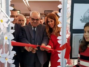 Köy okulundan yılsonu sergisi