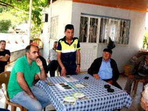 Sarıgöl’de çiftçilere trafik ve tarım ekipmanı kullanımı eğitimi