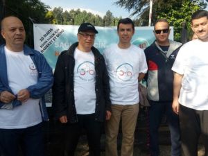 Sağlık için yürüdüler