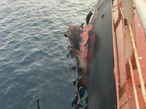 Yemen’e buğday götüren Türk gemisinde patlama