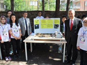 Öğrencilerden ’Güneş enerjisi ile otomatik sera sulama’ projesi