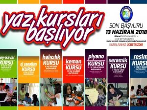 Salihli Belediyesi yaz kursları başlıyor