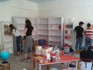 Bağlıağaç Okulu ’’Hayaller Kuruyoruz’’la Kütüphanesine Kavuştu