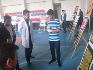 Öğrencilerinden ortak resim sergisi